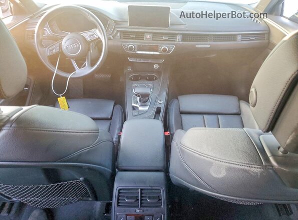 WAUENAF46HN037525 2017 AUDI A4 White Dashboard view