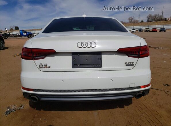 WAUENAF46HN048508 2017 AUDI A4 White Vista trasera