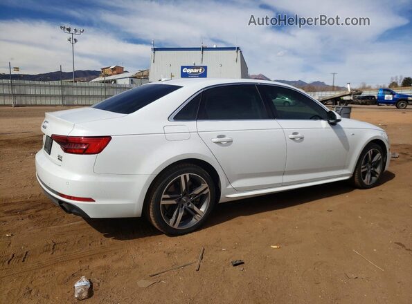 WAUENAF46HN048508 2017 AUDI A4 White Trasero derecho