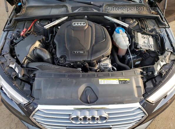 WAUENAF46JA060848 2018 AUDI A4 Charcoal Вид задньої частини салону