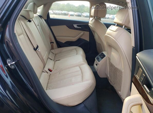WAUENAF46JA060848 2018 AUDI A4 Charcoal Вид задніх сидінь