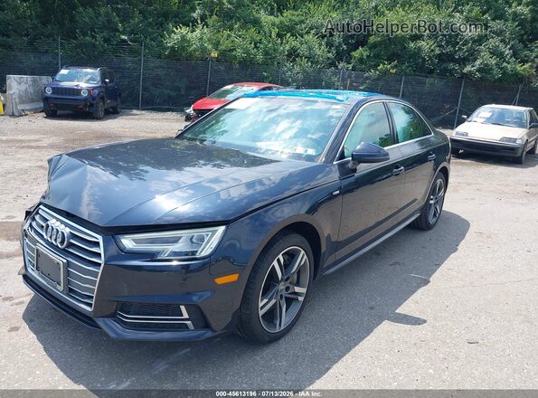 WAUENAF46JA130199 2018 AUDI A4 Blue Przód lewy