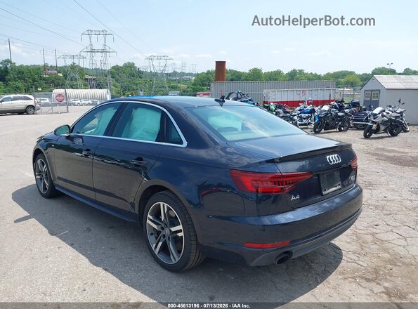 WAUENAF46JA130199 2018 AUDI A4 Blue Tył lewy