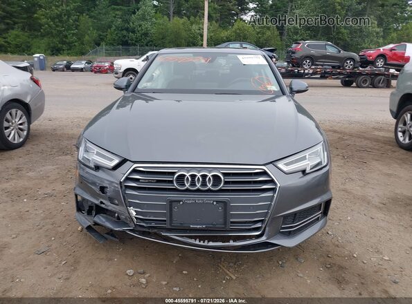 WAUENAF46JA151358 2018 AUDI A4 Gray უკანა სალონის ხედი