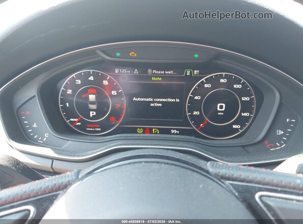 WAUENAF46JN001033 2018 AUDI A4 Black უკანა სავარძლების ხედი