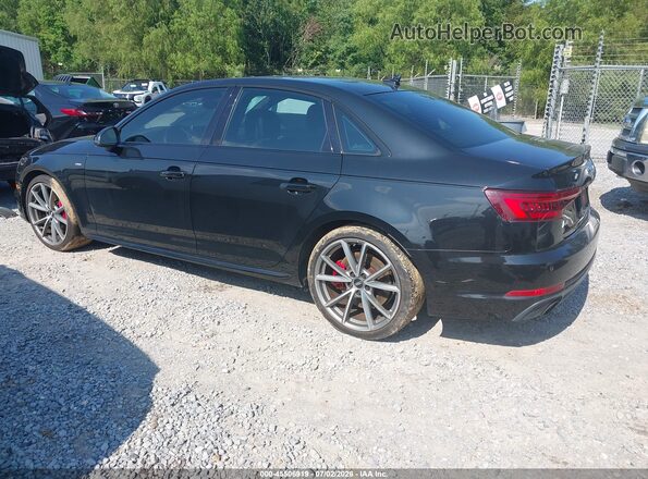 WAUENAF46JN001033 2018 AUDI A4 Black უკანა მარცხენა