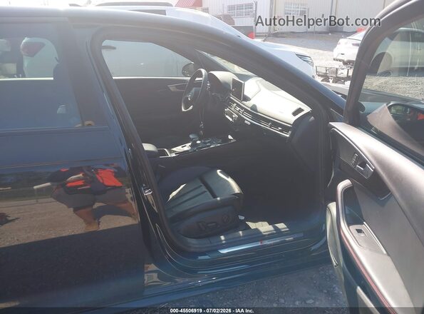 WAUENAF46JN001033 2018 AUDI A4 Black წინა სალონის ხედი
