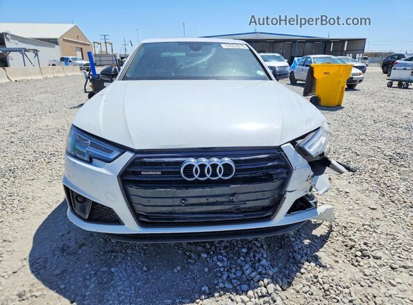WAUENAF46KA109404 2019 AUDI A4 White Vista frontal