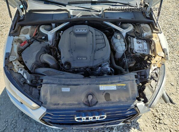 WAUENAF46KA109404 2019 AUDI A4 White Vista interior trasera