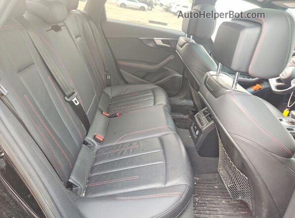 WAUENAF46KN003267 2019 AUDI A4 Black Հետևի նստատեղերի տեսք