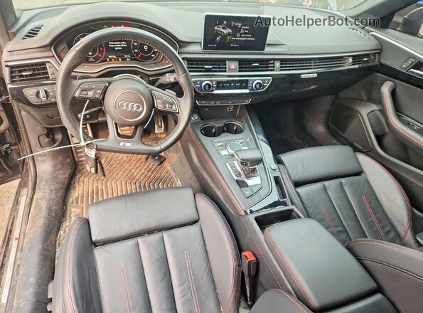 WAUENAF46KN003267 2019 AUDI A4 Black Առջևի վահանակի տեսք