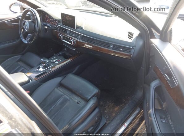 WAUENAF47HN020619 2017 AUDI A4 Black წინა სალონის ხედი