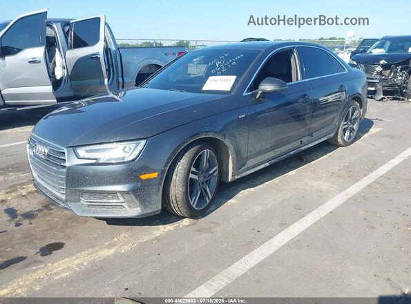 WAUENAF47HN020619 2017 AUDI A4 Black წინა მარცხენა ხედი სამი მეოთხედიდან