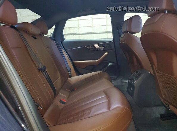 WAUENAF47HN072185 2017 AUDI A4 Blue Vista de los asientos traseros