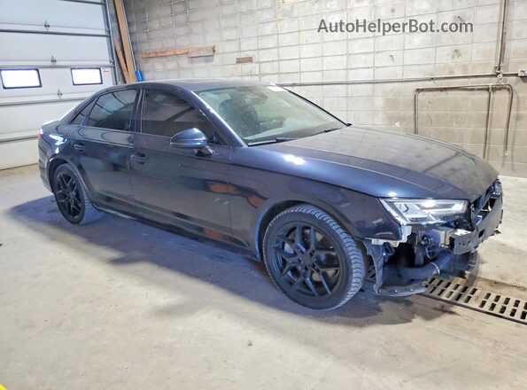 WAUENAF47HN072185 2017 AUDI A4 Blue Delantero derecho