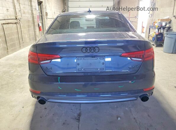 WAUENAF47HN072185 2017 AUDI A4 Blue Vista trasera