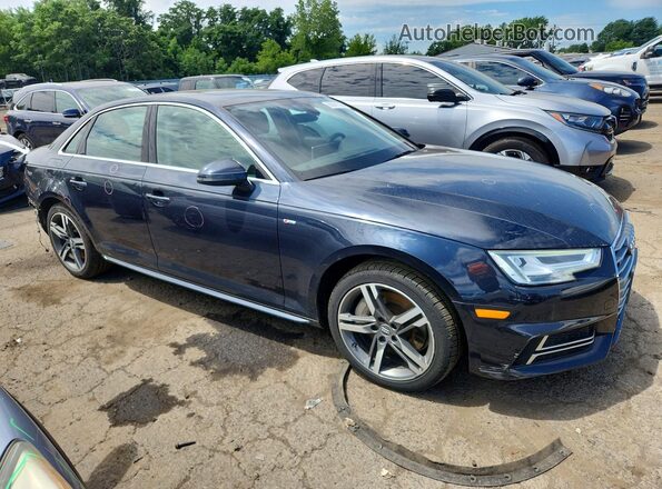 WAUENAF47JA047963 2018 AUDI A4 Blue Front right