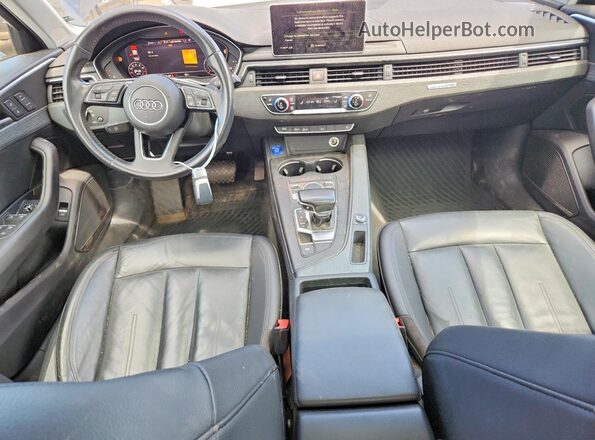 WAUENAF47JA047963 2018 AUDI A4 Blue Dashboard view