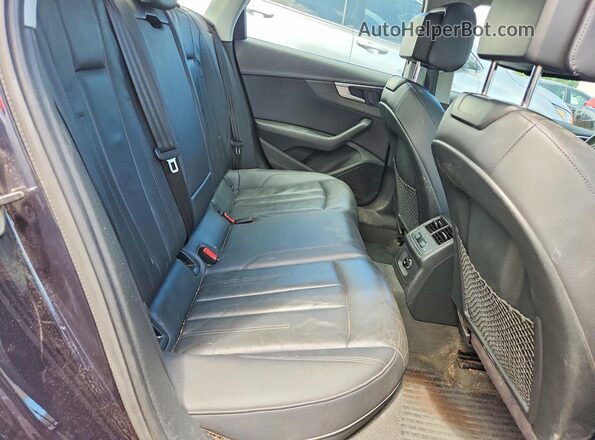 WAUENAF47JA047963 2018 AUDI A4 Blue Rear seats view
