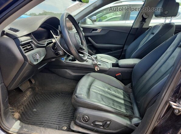 WAUENAF47JA047963 2018 AUDI A4 Blue Front interior view