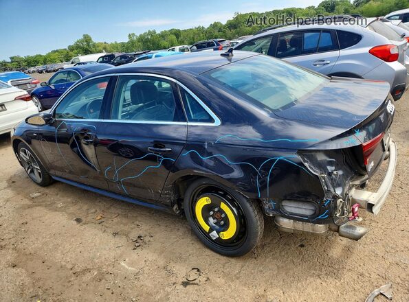 WAUENAF47JA047963 2018 AUDI A4 Blue Rear left