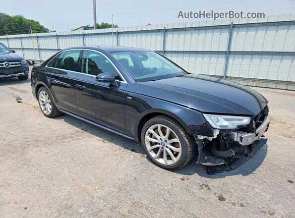 WAUENAF47KN002791 2019 AUDI A4 Черный Передняя правая четверть