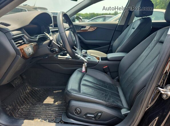 WAUENAF47KN002791 2019 AUDI A4 Черный Вид салона спереди