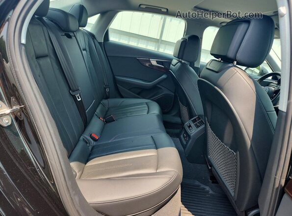 WAUENAF47KN002791 2019 AUDI A4 Черный Вид задних сидений