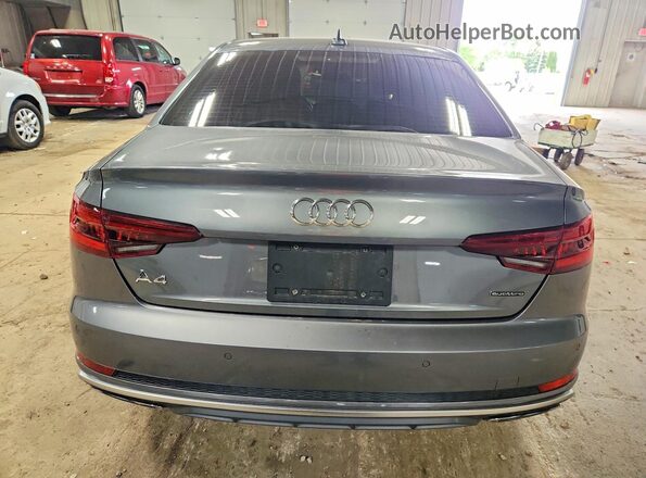 WAUENAF47KN018523 2019 AUDI A4 Gray Вид ззаду