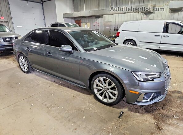 WAUENAF47KN018523 2019 AUDI A4 Gray Передня права чверть