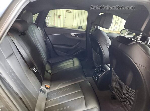 WAUENAF47KN018523 2019 AUDI A4 Gray Вид задніх сидінь