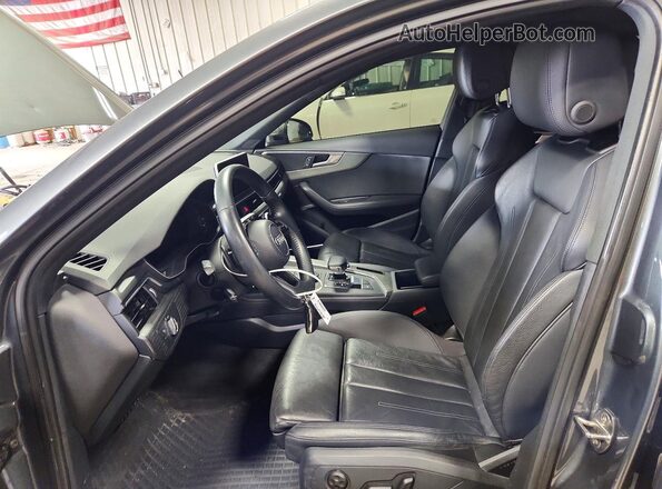 WAUENAF47KN018523 2019 AUDI A4 Gray Вид салону спереду