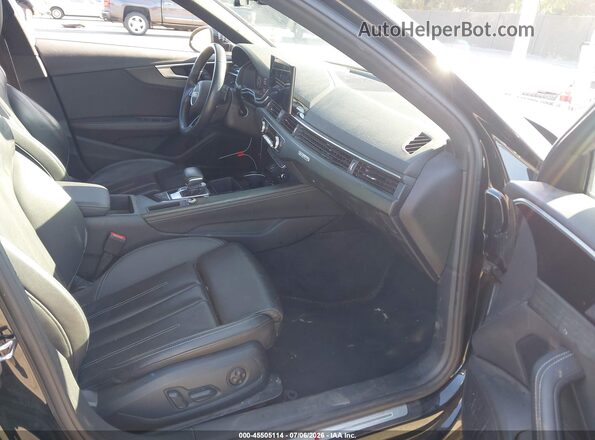 WAUENAF47LN006048 2020 AUDI A4 Black წინა სალონის ხედი