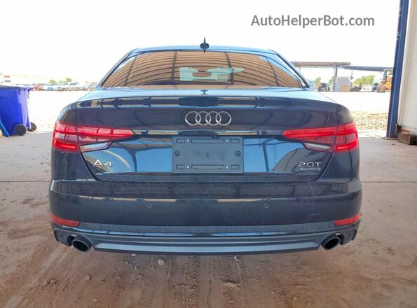 WAUENAF48HN001058 2017 AUDI A4 Черный Вид сзади