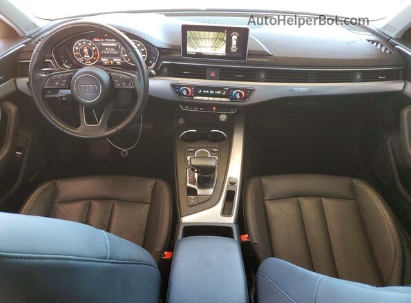 WAUENAF48HN001058 2017 AUDI A4 Черный Вид панели приборов