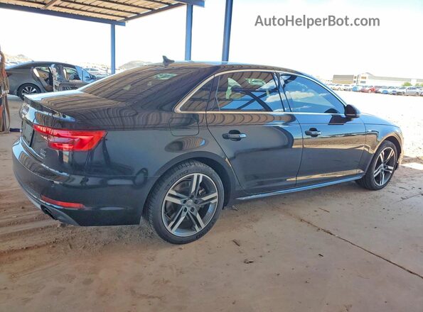 WAUENAF48HN001058 2017 AUDI A4 Черный Задняя правая четверть