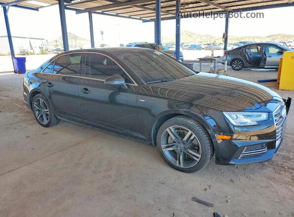 WAUENAF48HN001058 2017 AUDI A4 Черный Передняя правая четверть