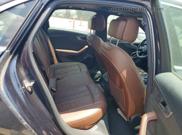 WAUENAF48HN021052 2017 AUDI A4 Blue Вид задніх сидінь