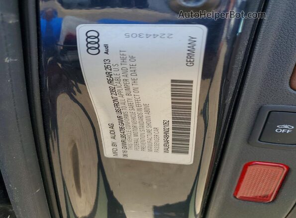 WAUENAF48HN021052 2017 AUDI A4 Blue Вид підкапотного простору