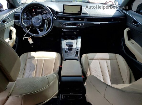 WAUENAF48HN021701 2017 AUDI A4 Charcoal Առջևի վահանակի տեսք