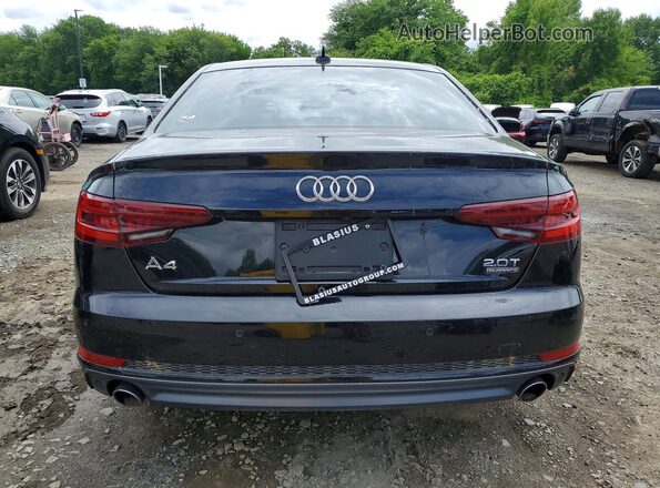 WAUENAF48JA060088 2018 AUDI A4 Black Rear view