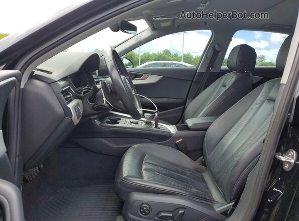 WAUENAF48JA060088 2018 AUDI A4 Black Front interior view