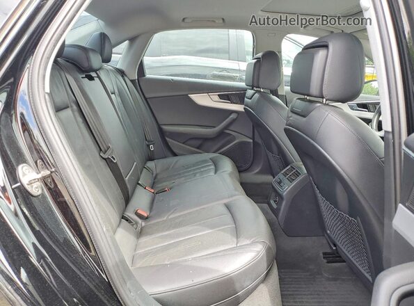 WAUENAF48JA060088 2018 AUDI A4 Black Rear seats view