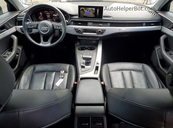WAUENAF48JA060088 2018 AUDI A4 Black Dashboard view