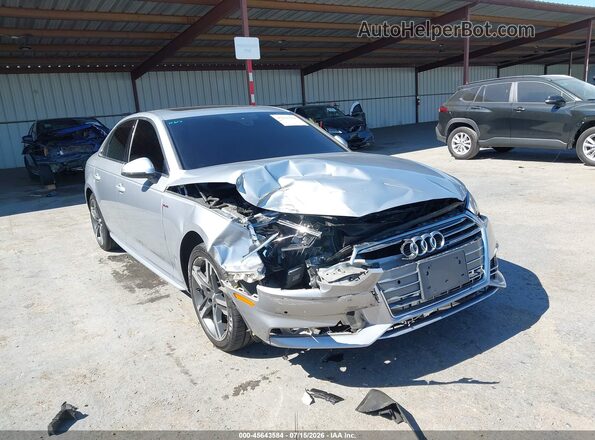 WAUENAF48JA073701 2018 AUDI A4 Silver Դիմացի տեսք