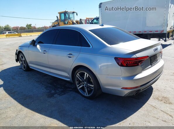 WAUENAF48JA073701 2018 AUDI A4 Silver Հետևի ձախ