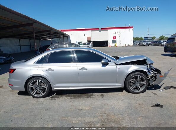 WAUENAF48JA073701 2018 AUDI A4 Silver Սալոնի հետևի տեսք