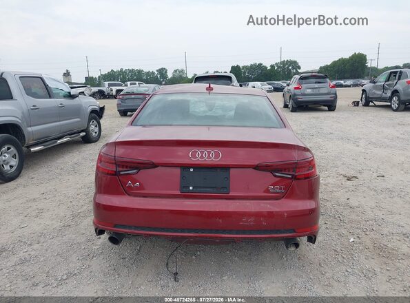 WAUENAF48JA112853 2018 AUDI A4 Maroon 