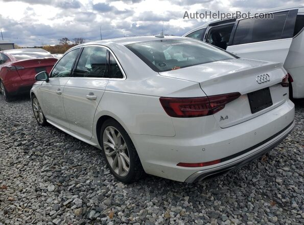 WAUENAF48KA061467 2019 AUDI A4 White Задня ліва чверть