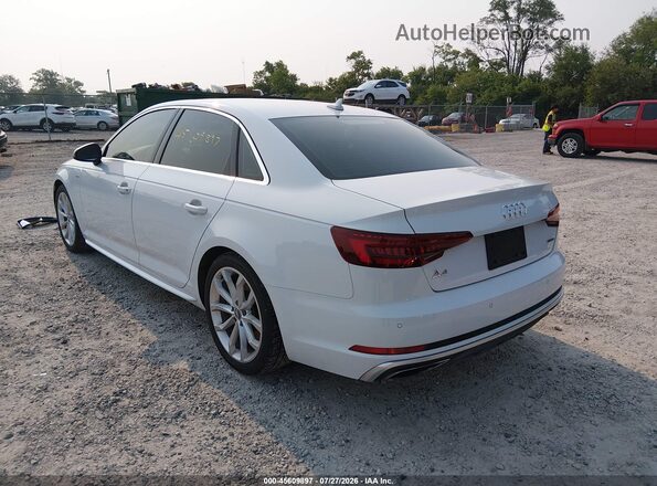 WAUENAF48KA073263 2019 AUDI A4 Белый Задняя левая четверть